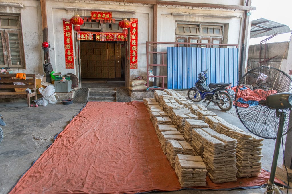 visite fabrique de nouilles chinoises à base de riz à Hsipaw