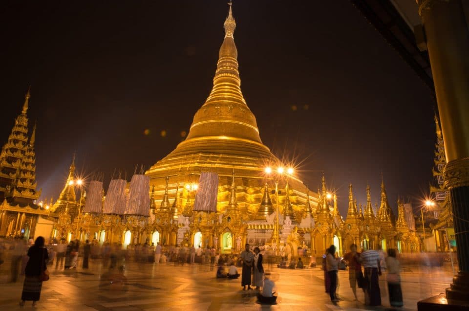 L’or de Yangon.