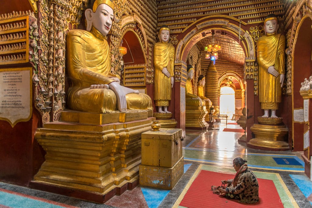 Temple Tanboddhay près de Monywa