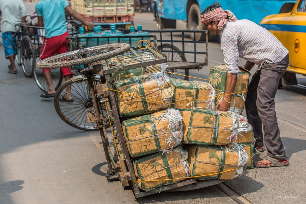 Près de Mechua Market Calcutta Inde