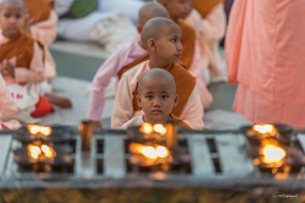 Jeunes Moines Shwedagon Pagoda Yangon