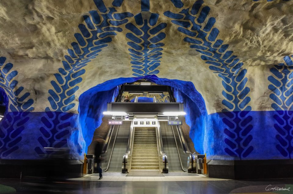 Subway Art in Stockholm.